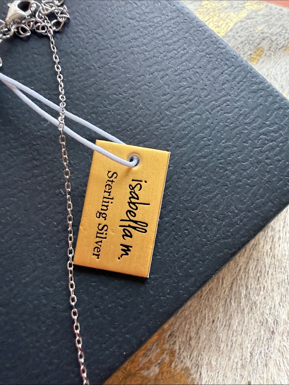 NWT Isabella M. Sterling Silver Dragonfly Pendant Necklace with Clear Crystals - Picture 3 of 5